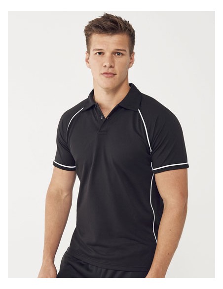 FIN-LV370-Mens Piped Performance Polo 2